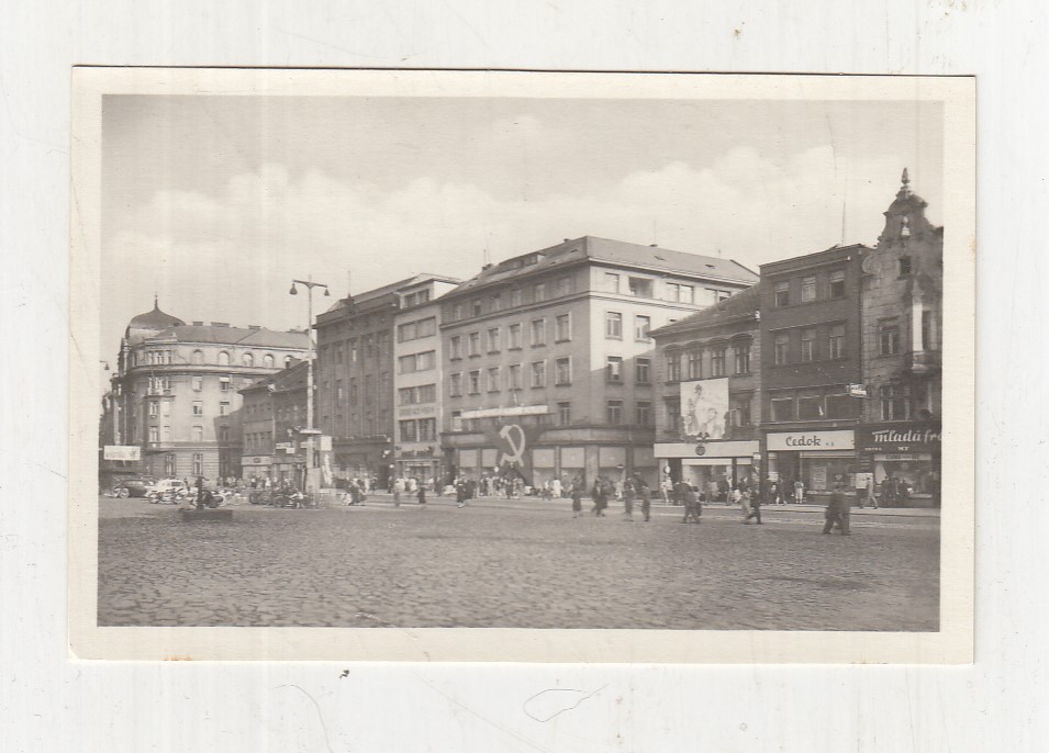 Ústí nad Labem Mírové náměstí Antikvariát Dana Kurovce